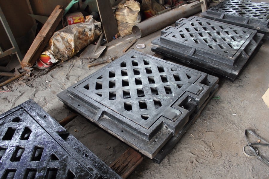 grill tangkapan air persegi - proyek surabaya